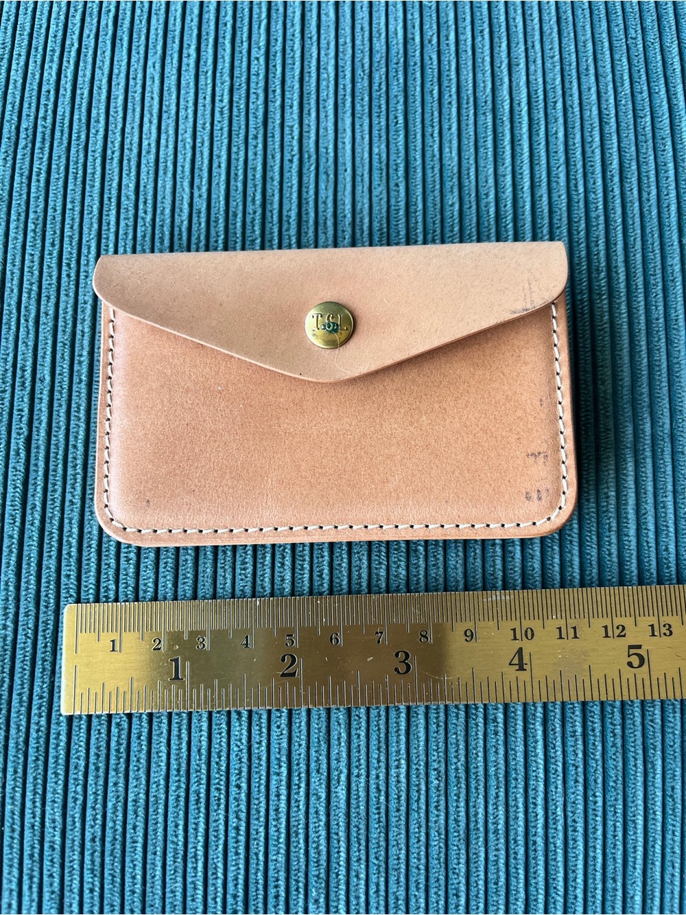 New The Superior Labor Cordovan Leather Natural Undyed Traveler’s Small Purse
